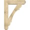 Ekena Millwork Olympic Craftsman Rough Sawn Bracket w/ Offset Brace, Douglas Fir, 8"W x 32"D x 44"H BKT0806X32X44OLY04RDF - alternate 3